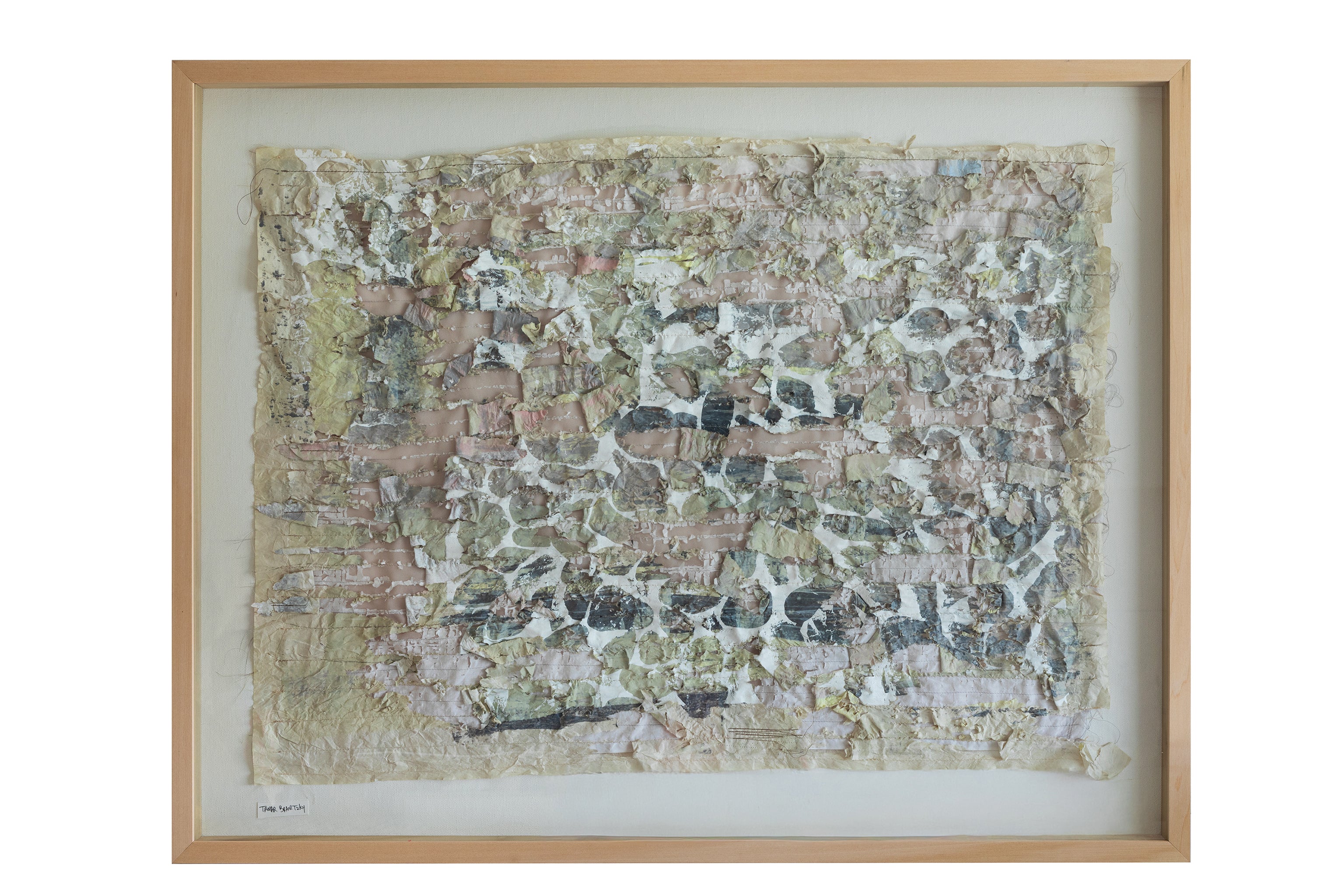 אבנים מהירח_יצירת טקסטיל ונייר