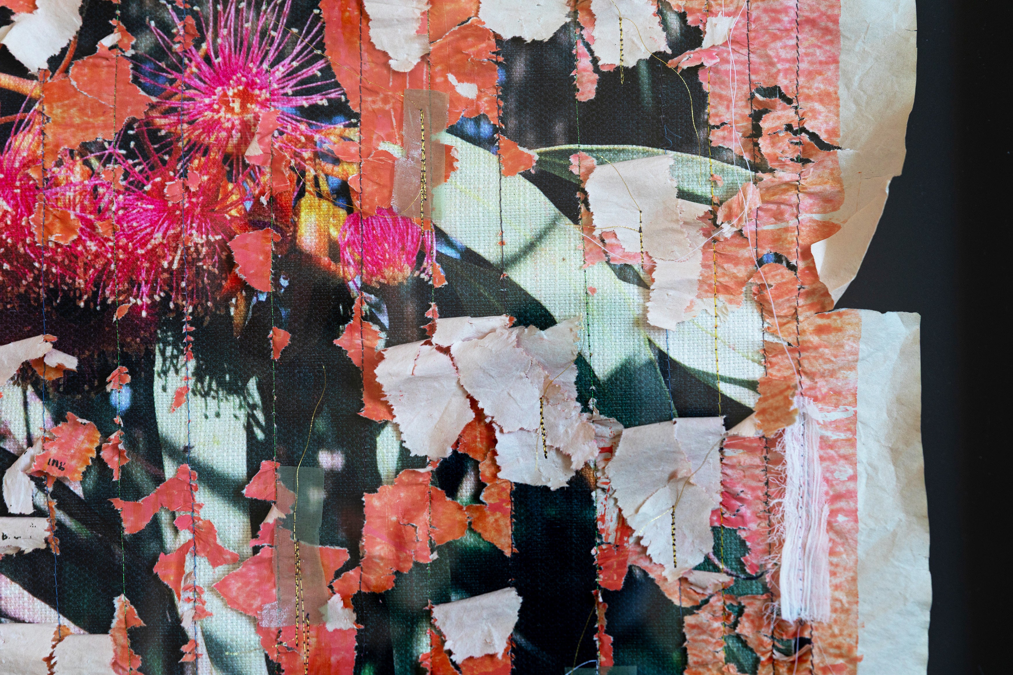 דימדומים ומנגינות_יצירת טקסטיל ונייר