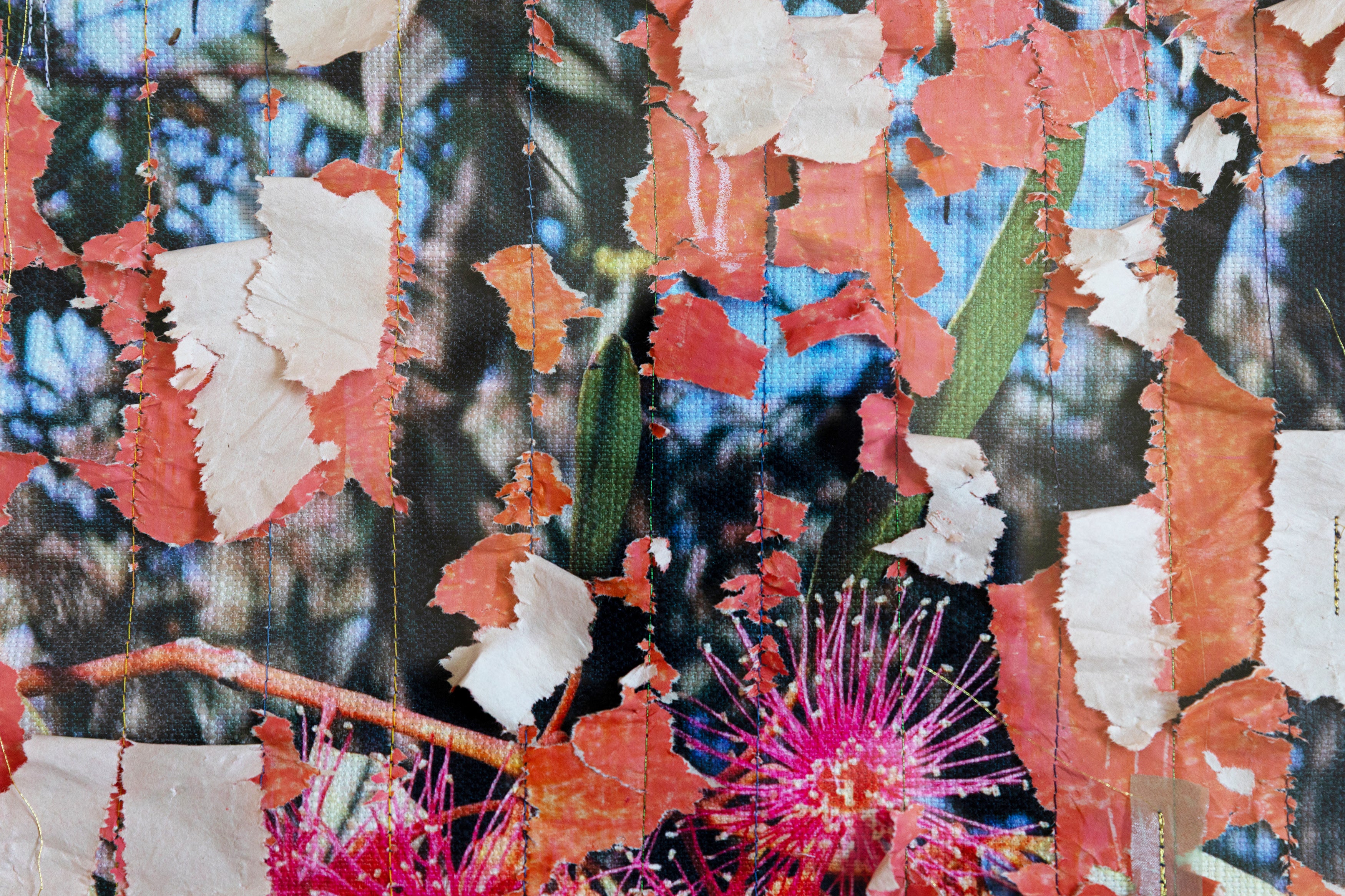 דימדומים ומנגינות_יצירת טקסטיל ונייר