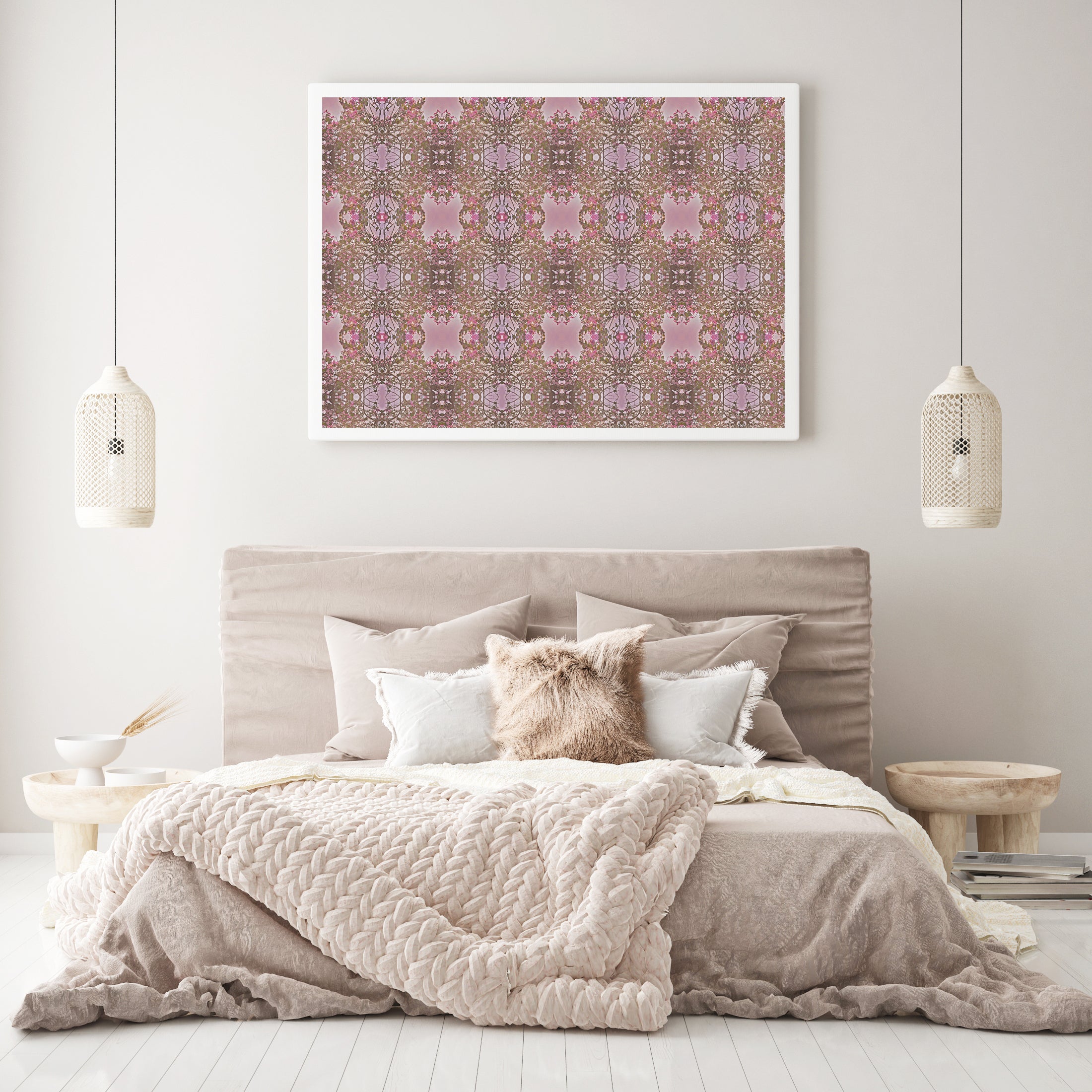 ויקטוריה- הדפס פרחים רומנטי