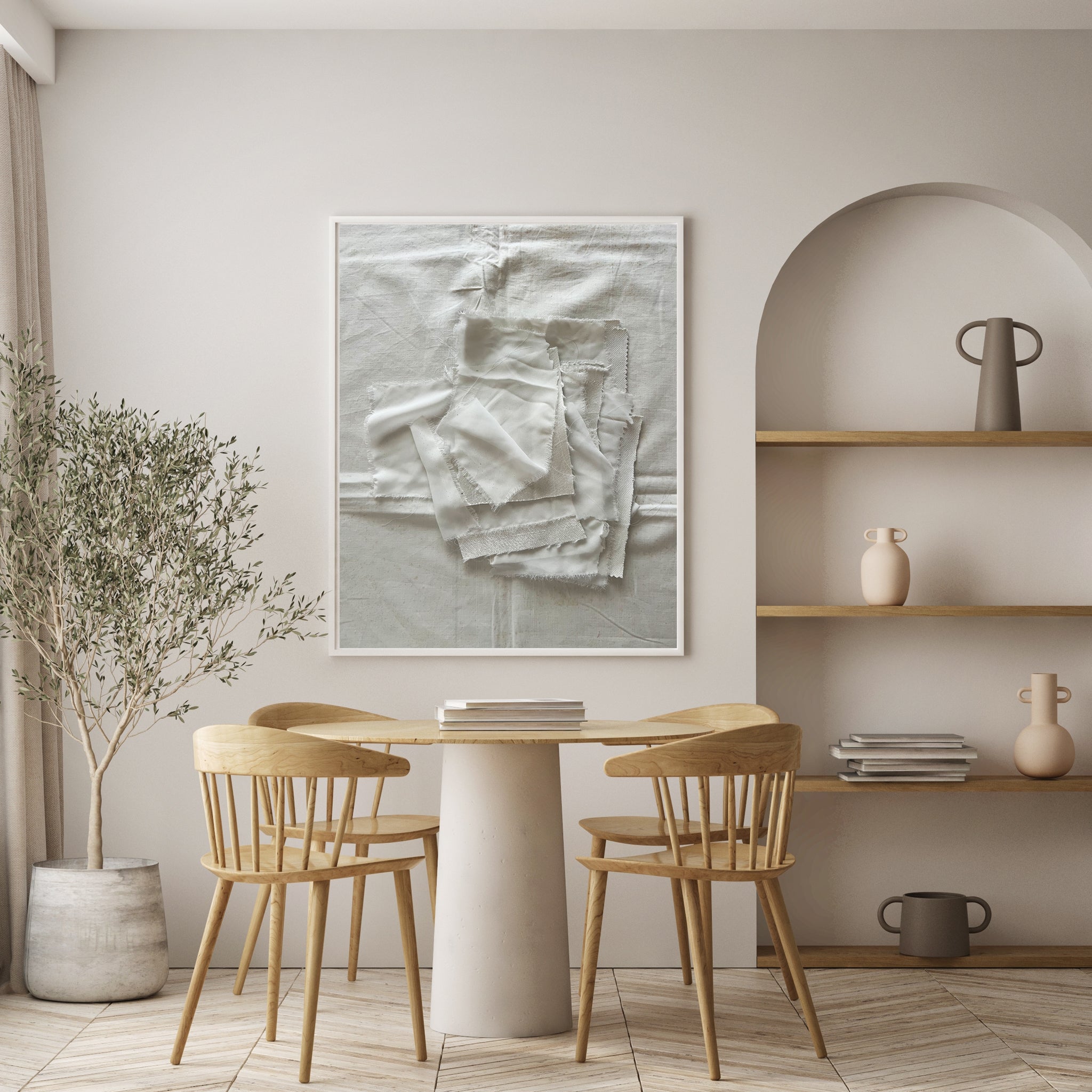 השקט הנעים_ הדפס ממוסגר