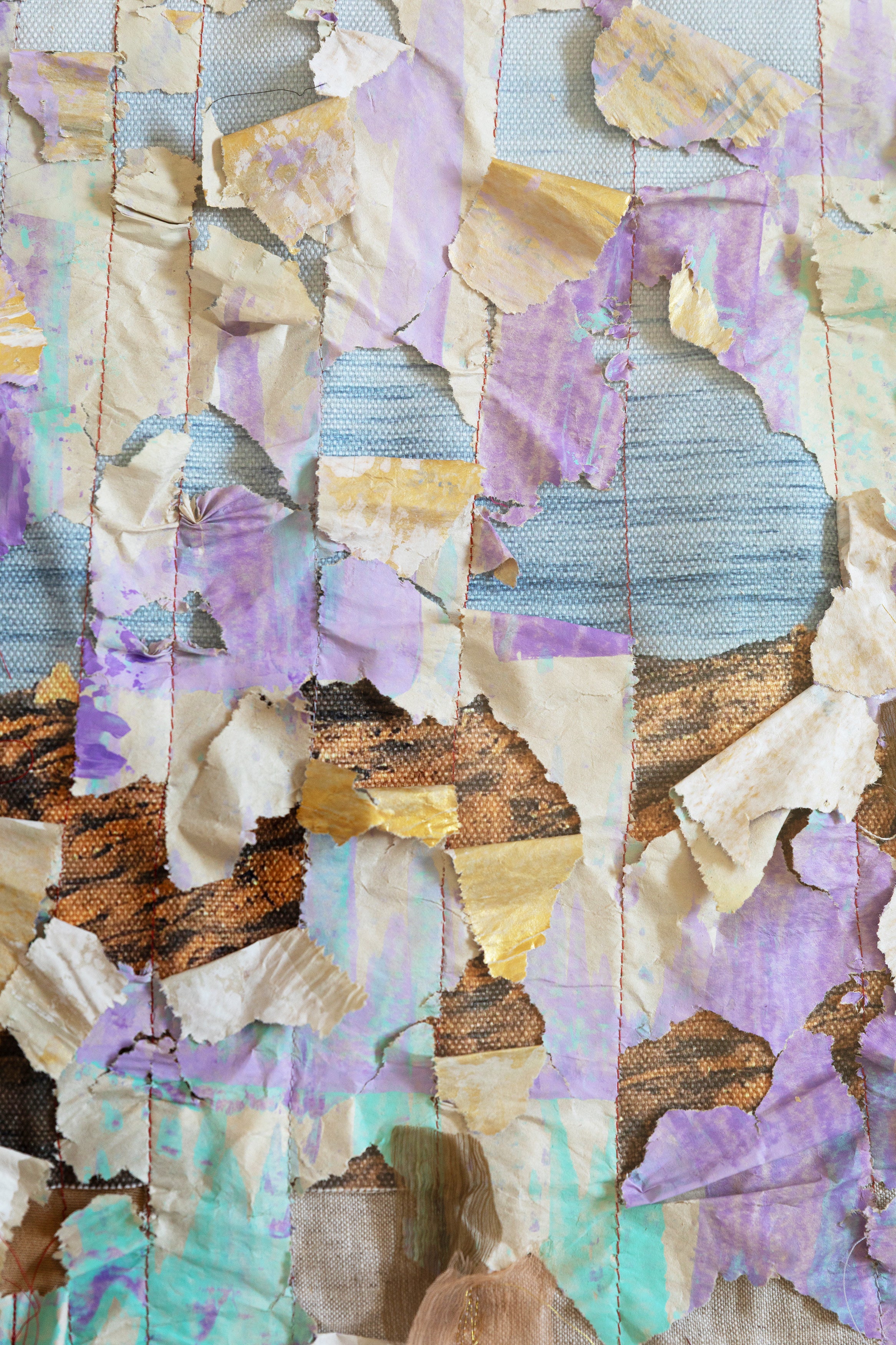 עולמי עם שחר_יצירת טקסטיל ונייר