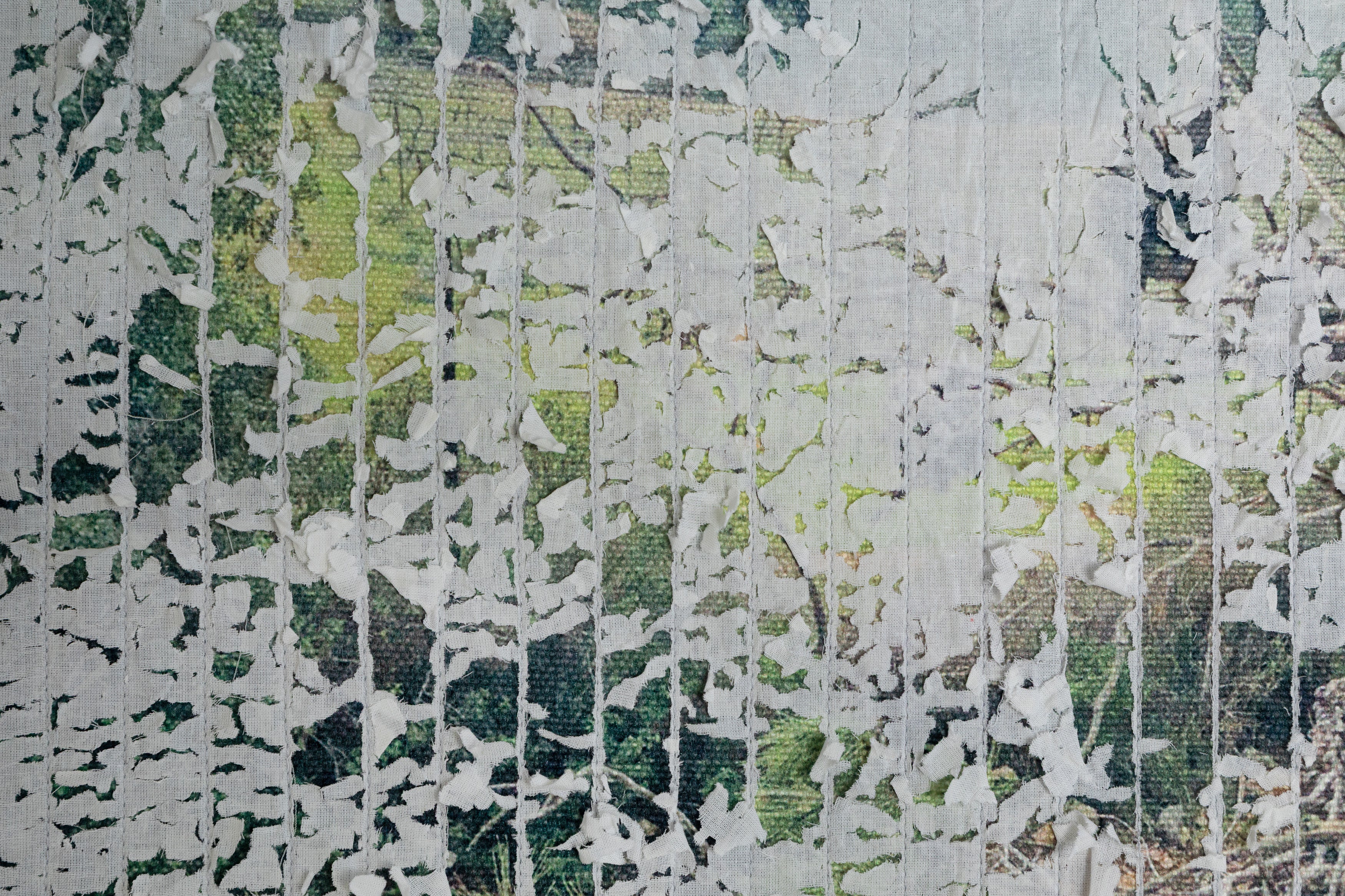 הגשם_יצירת טקסטיל בשכבות