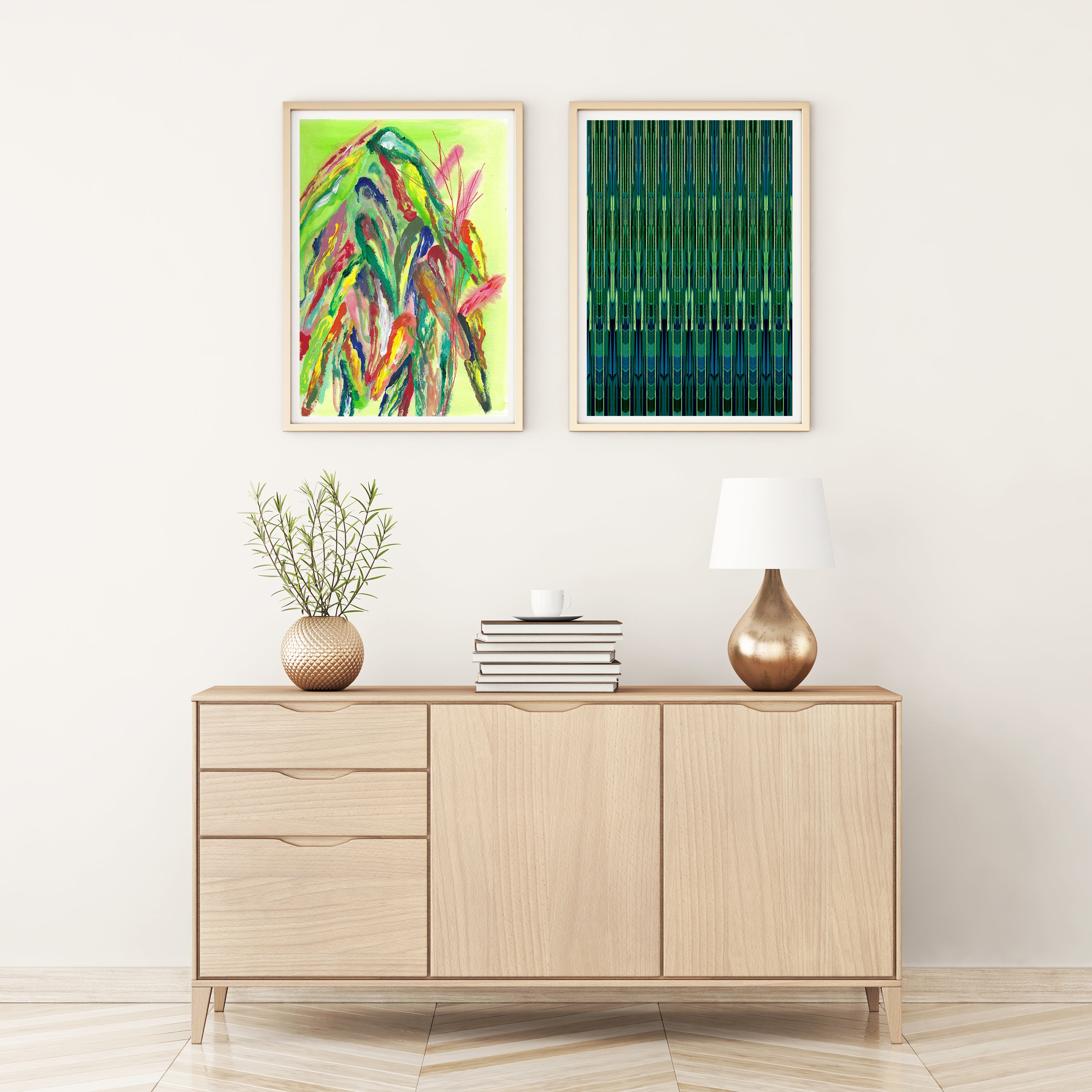 זרעי אהבה _סט זוגי מודפס