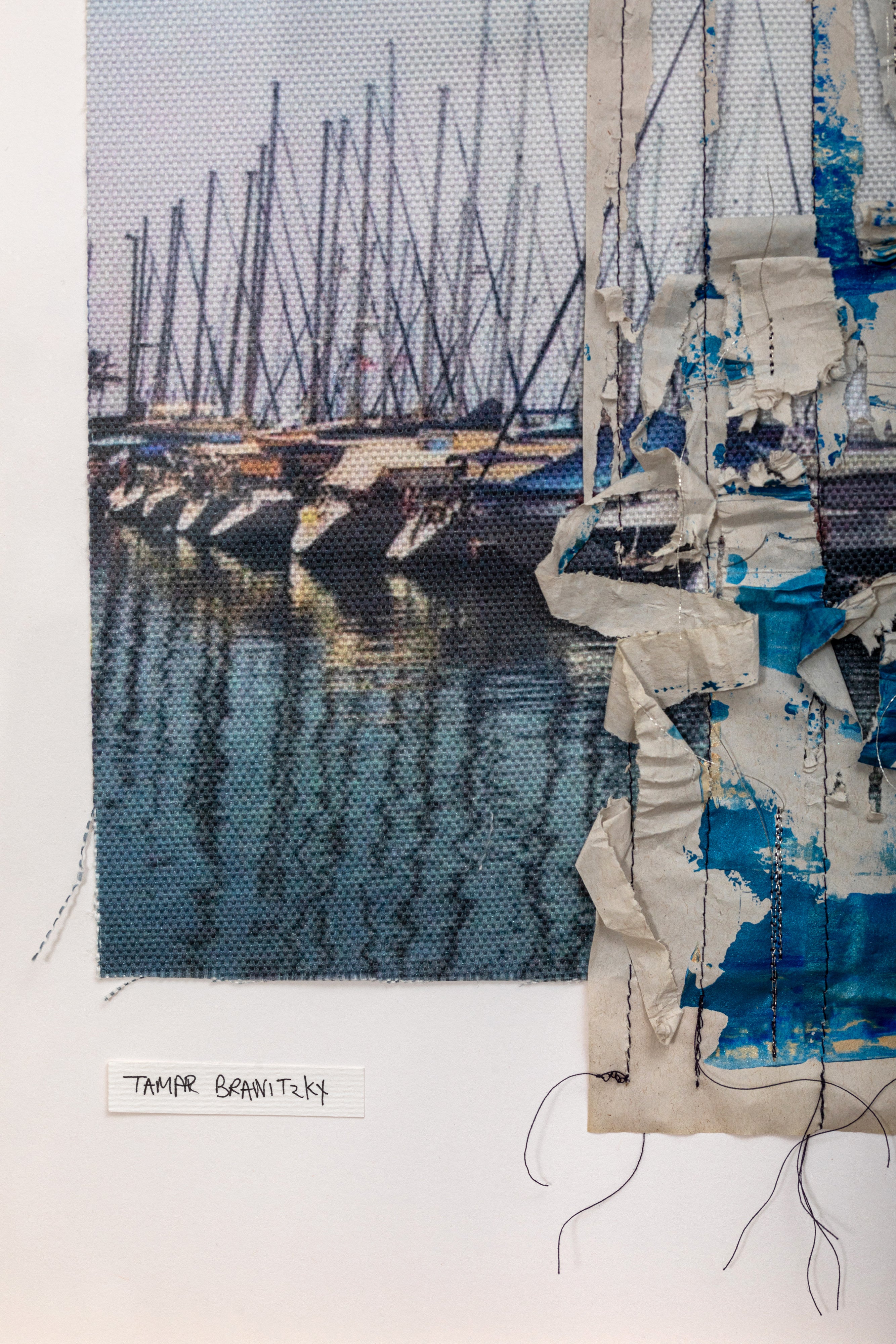 המים העמוקים – יצירת אמנות נייר