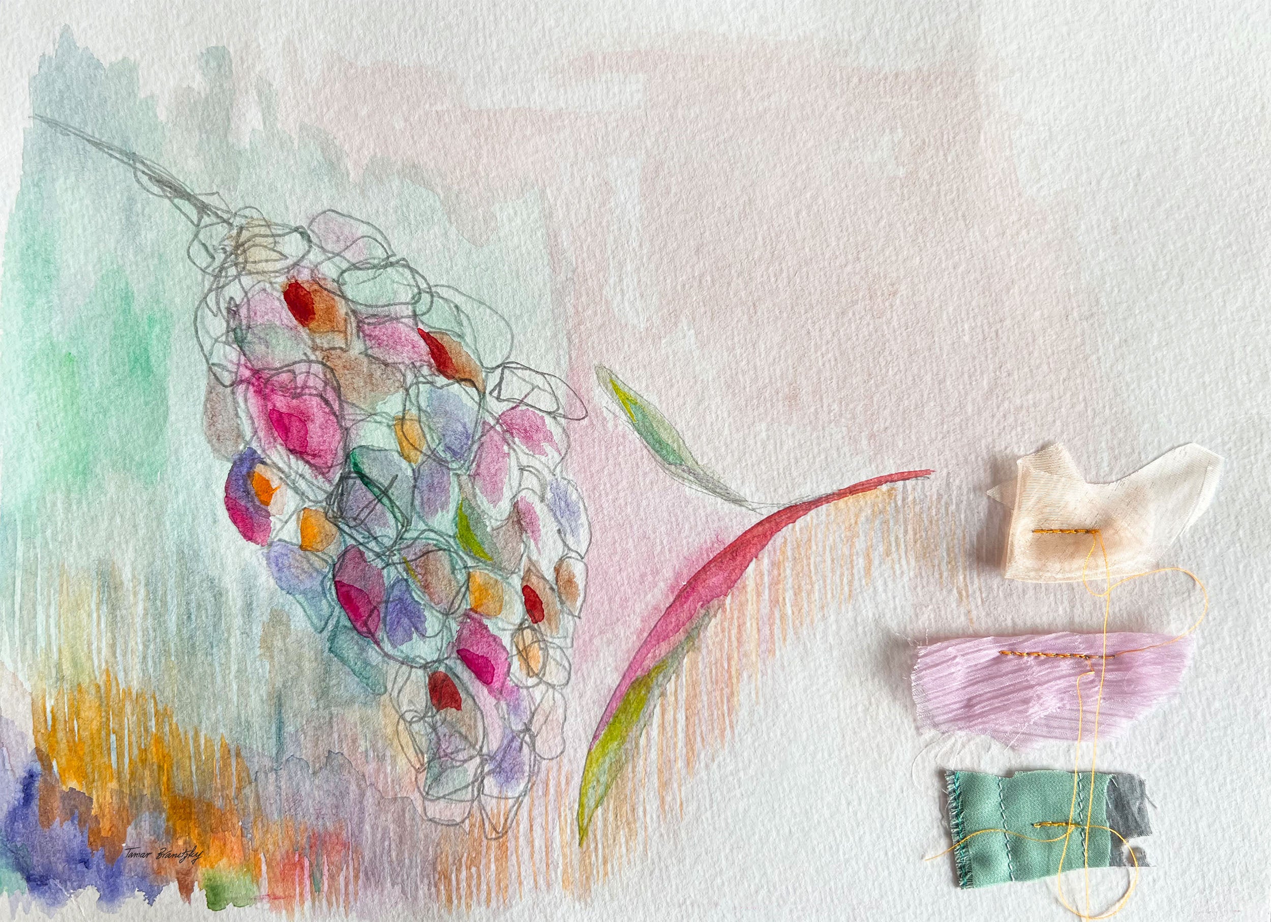 צלילים_ הדפס רומנטי