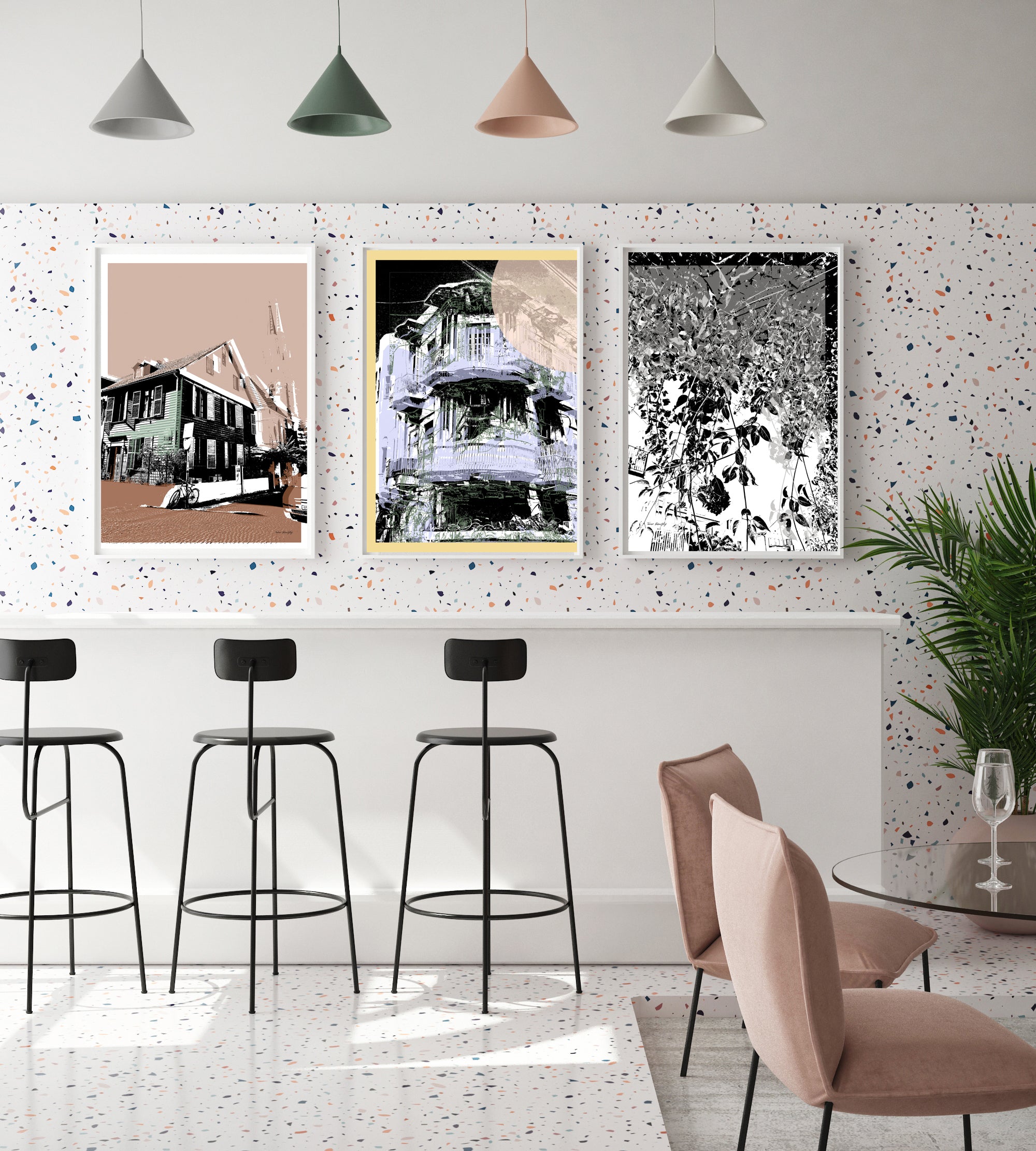 קסם יפואי בשחור וורוד