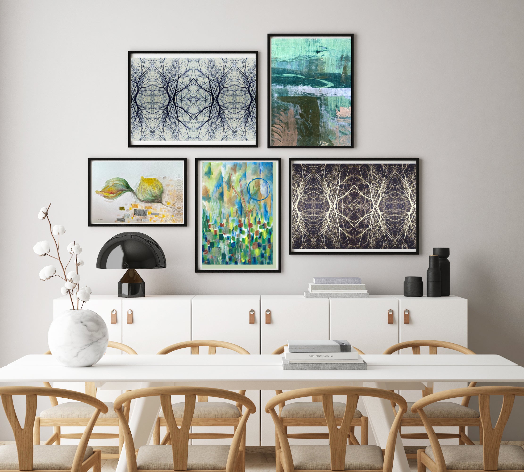 אזור הברכות - קיר גלריה