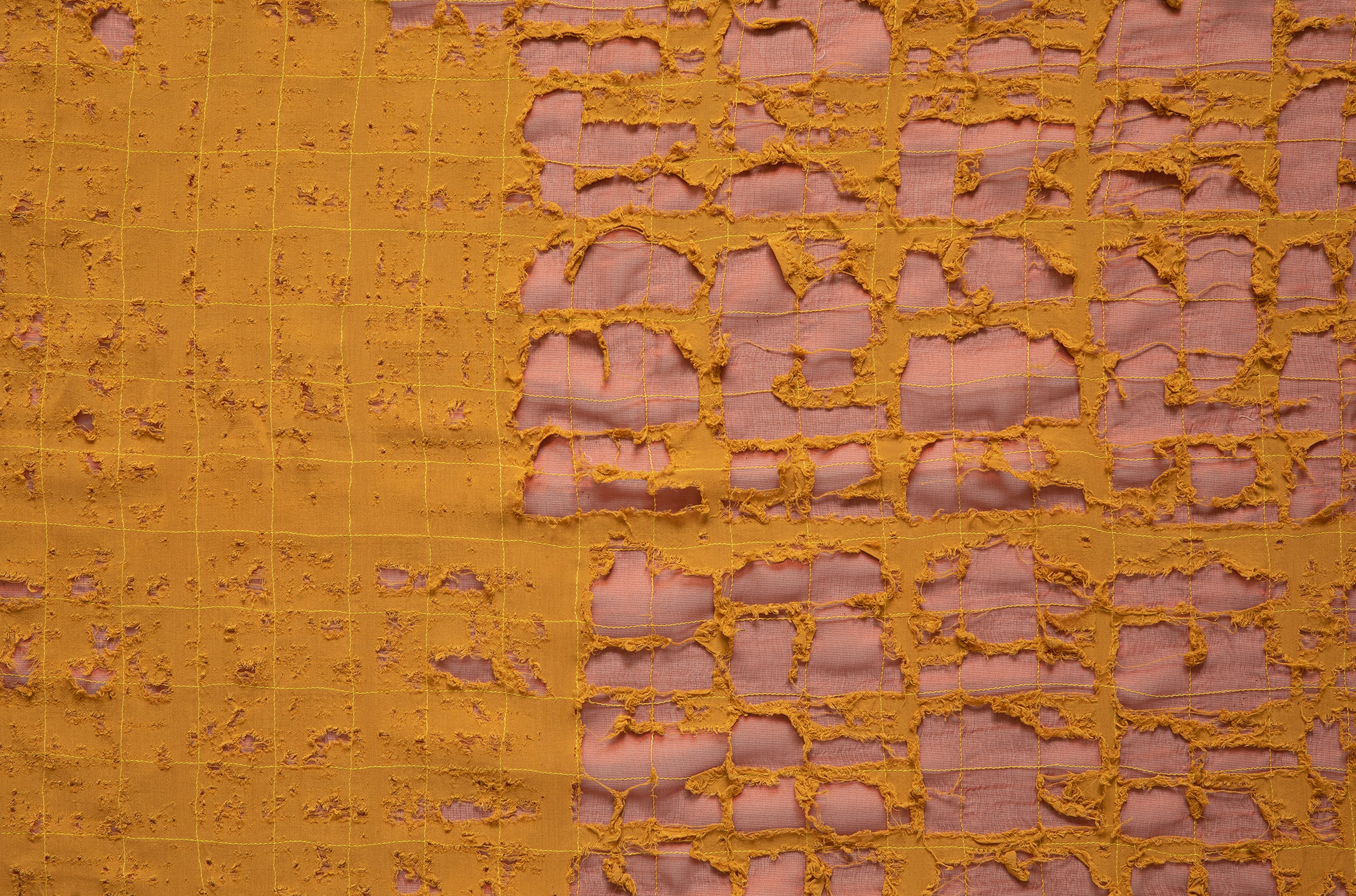 Gold Copper wall hanging Framed