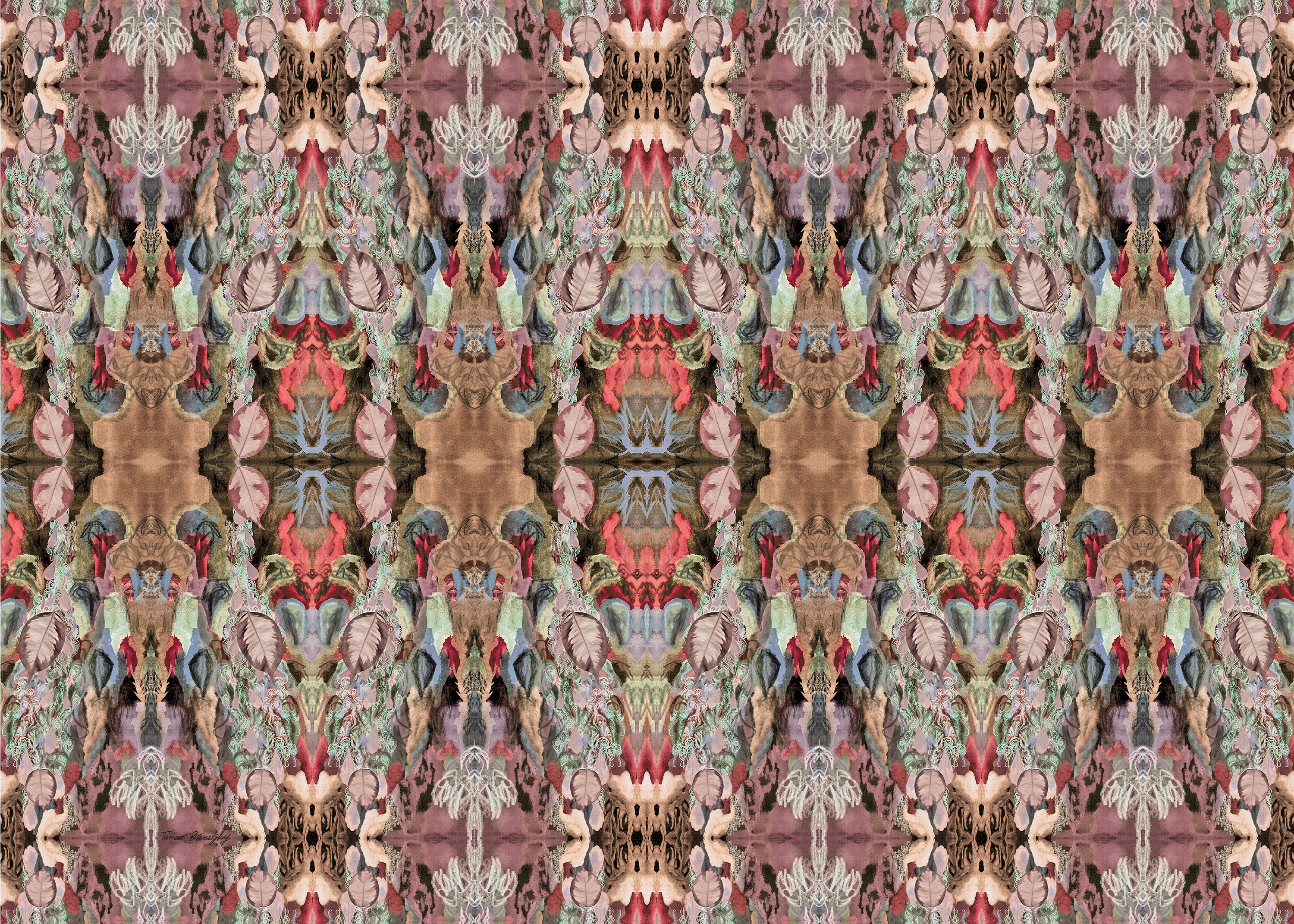 ריח קינמון- הדפס פרחים