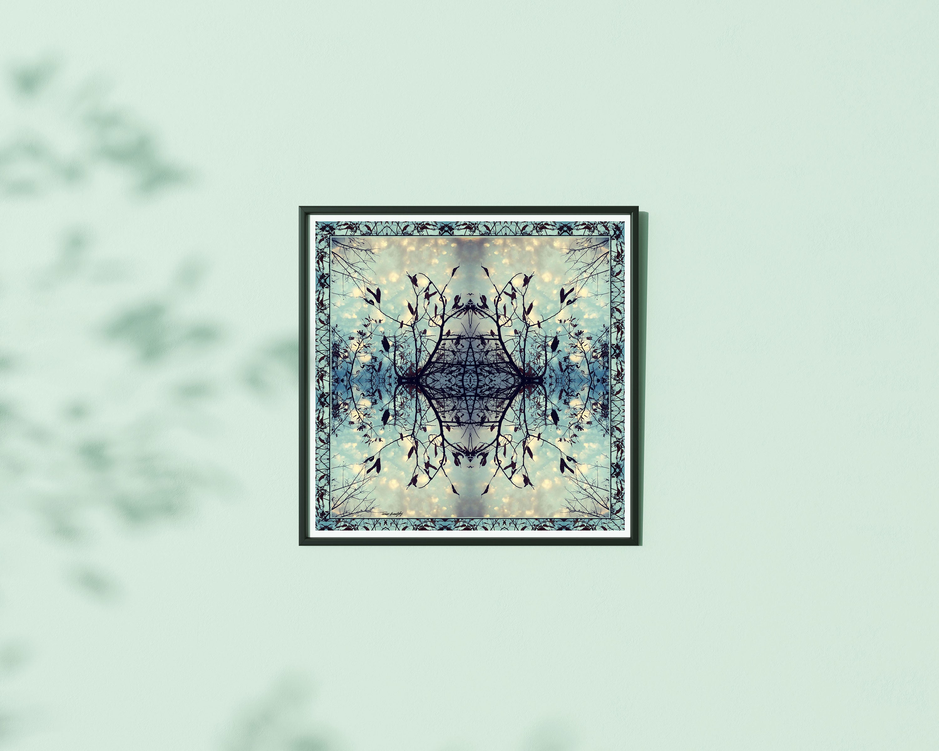 Sky clouds print