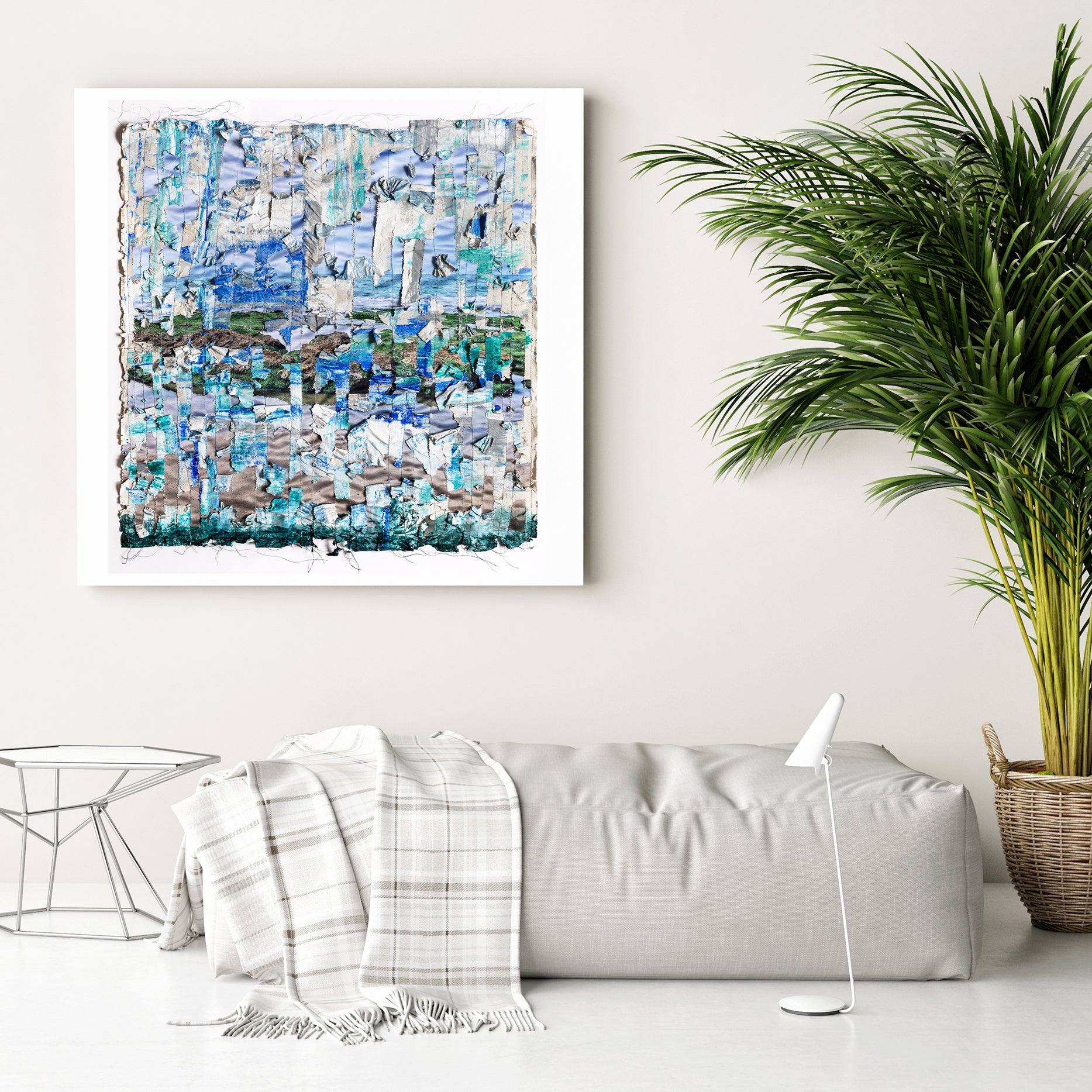 ים של אושר באפור וטורקיז