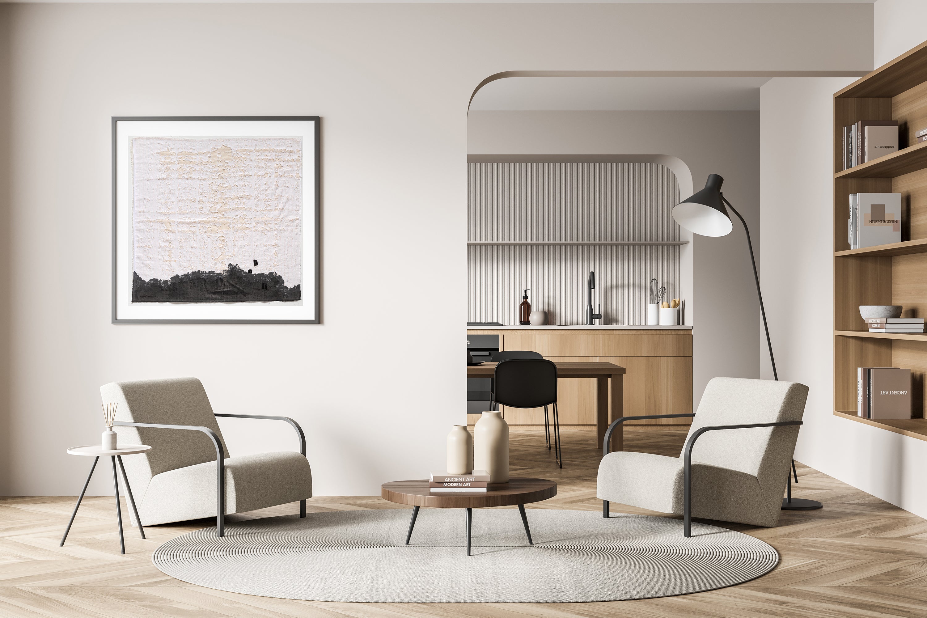 אמנות טקסטיל משוררת לבנה