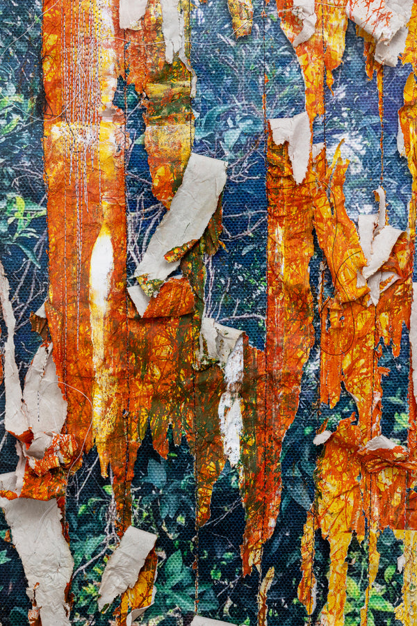 The orange trees_ paper artwork